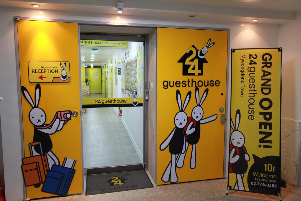24 Guesthouse Myeongdong Town Seul Dış mekan fotoğraf